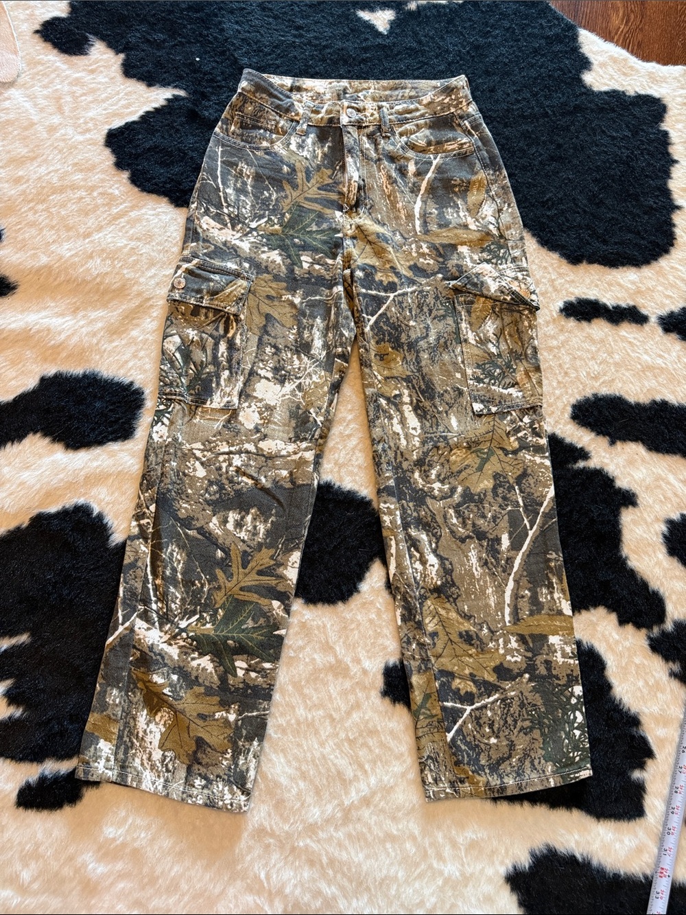 SHEIN Camo Cargo Pants - Green/Brown Camouflage